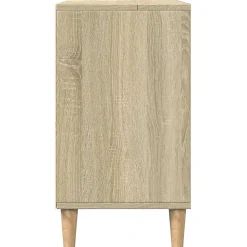 ZMH Armoire salle de bain chêne sonoma 80x33x60cm bois d'ingénierie