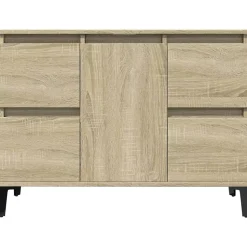 ZMH Meuble d'évier chêne sonoma 80x33x60 cm bois d'ingénierie