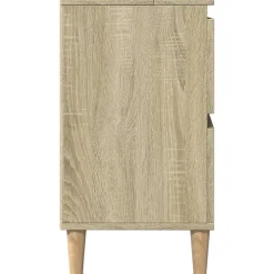 ZMH Meuble d'évier chêne sonoma 80x33x60 cm bois d'ingénierie