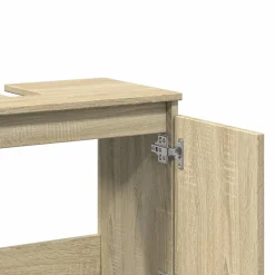 ZMH Meuble d'évier chêne sonoma 58x33x60 cm bois d'ingénierie