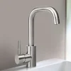 ZMH Mitigeur de lavabo moderne en acier inoxydable pour salle de bain avec douche extractible